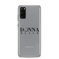 Donna Black Clear Case for Samsung®