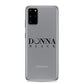 Donna Black Clear Case for Samsung®