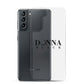 Donna Black Clear Case for Samsung®