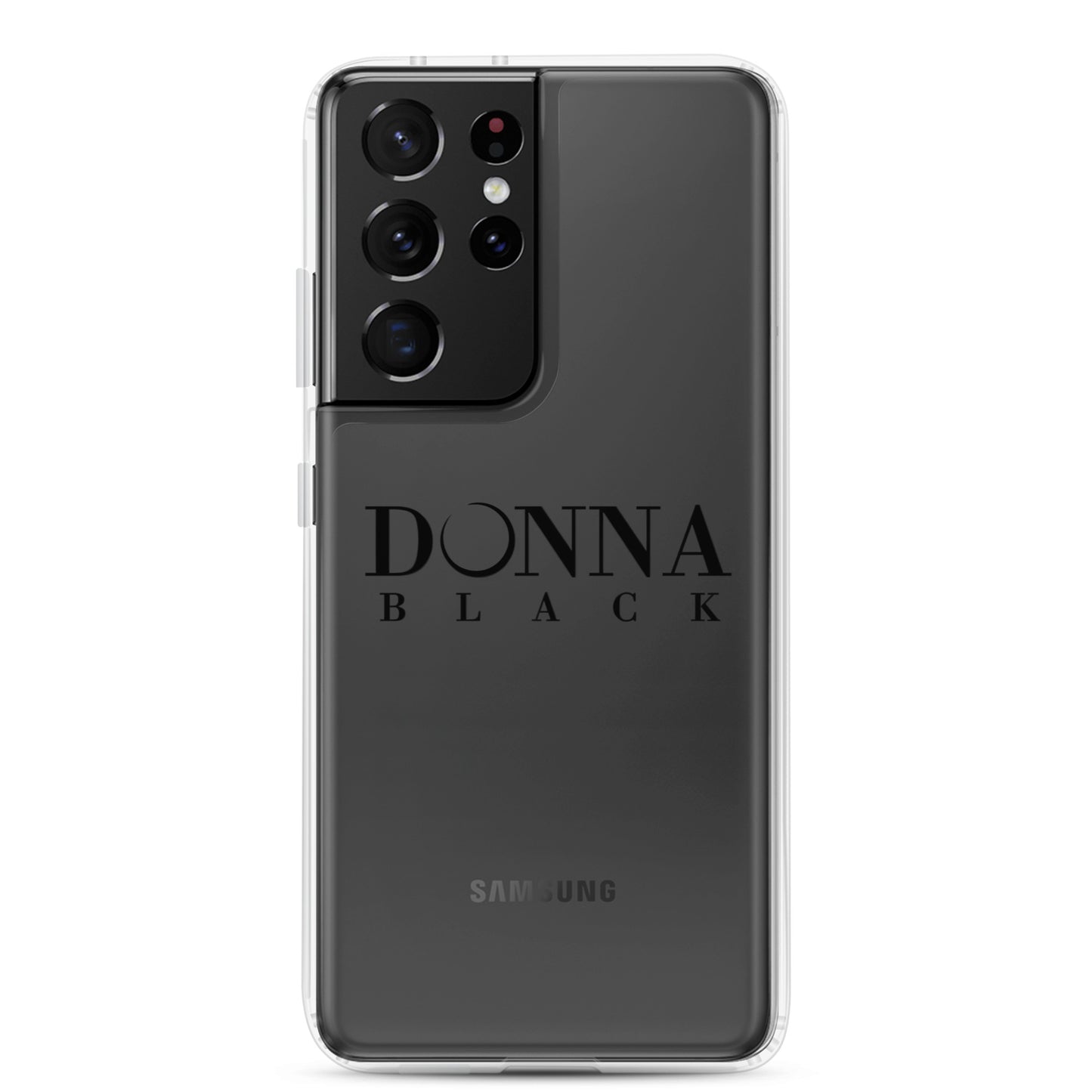 Donna Black Clear Case for Samsung®