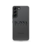 Donna Black Clear Case for Samsung®