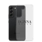 Donna Black Clear Case for Samsung®