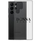 Donna Black Clear Case for Samsung®