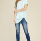 Short Sleeve Knot Tunic