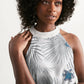Find Your Coast® Palm Soul Casual Halter Dress