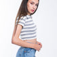 Crop Polo Tee