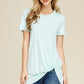 Short Sleeve Knot Tunic