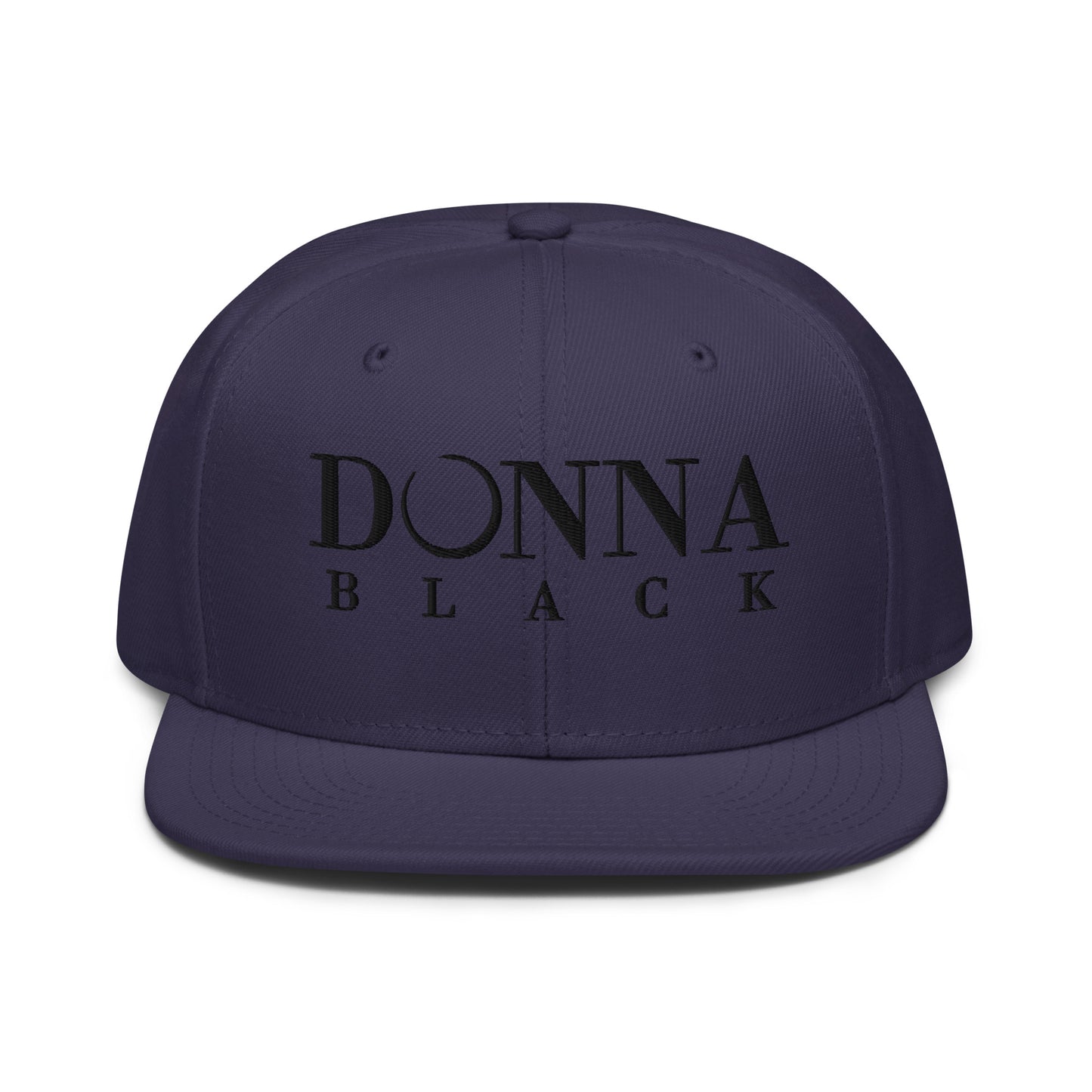 Donna Black Snapback Hat