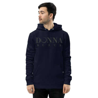 Donna Black Unisex Essential Eco Hoodie