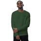 Donna Black Unisex Organic Raglan Sweatshirt