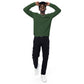 Donna Black Unisex Organic Raglan Sweatshirt