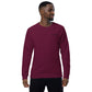 Donna Black Unisex Organic Raglan Sweatshirt
