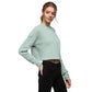 Donna Black Crop Sweatshirt
