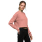 Donna Black Crop Sweatshirt