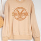 Yellow Stone Graphic Print Sweatshirts
