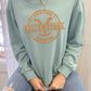 Yellow Stone Graphic Print Sweatshirts
